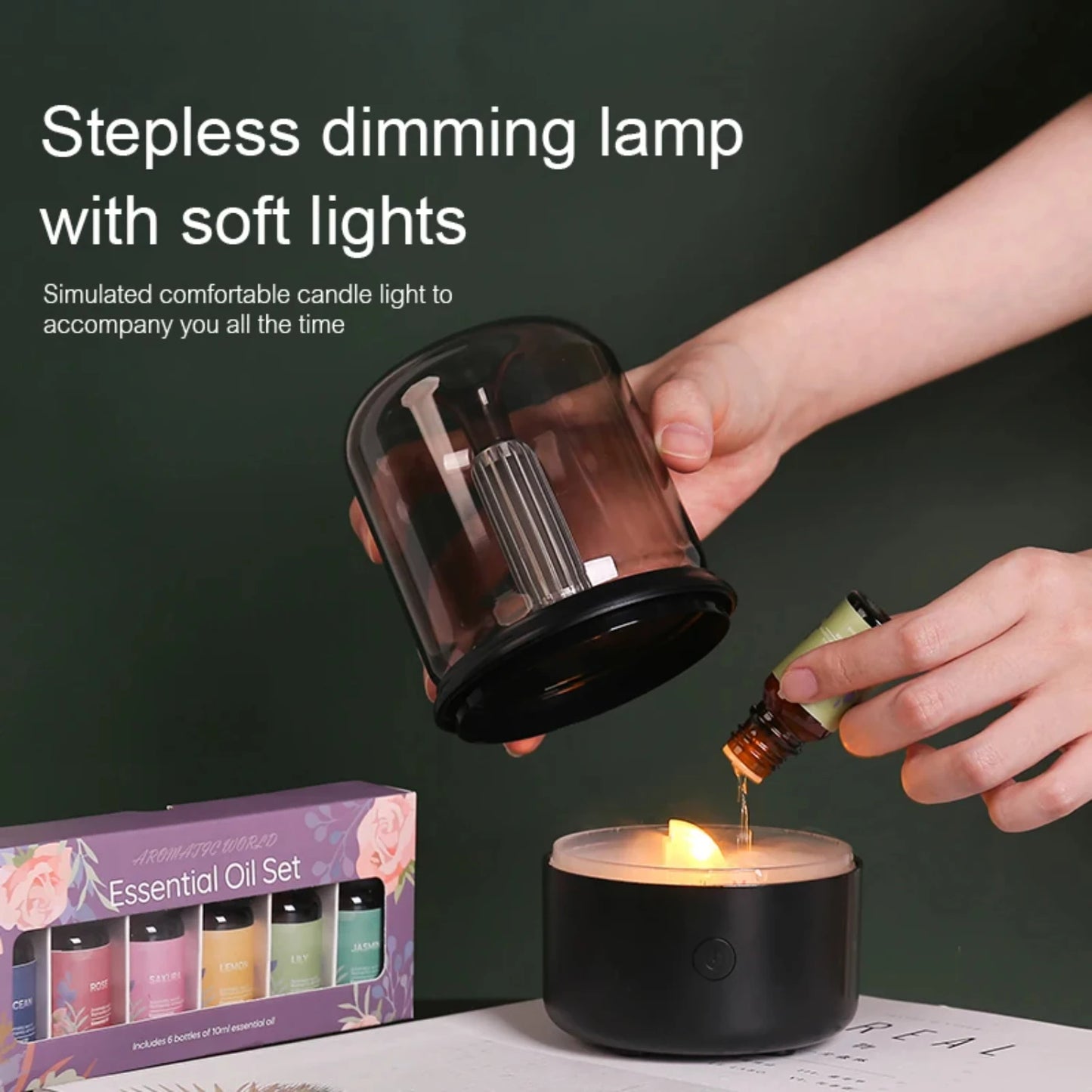 New NEW Fragrant Mini USB Aromatherapy Essential Oil Diffuser with Ultrasonic Air Humidifier for Bedroom Use