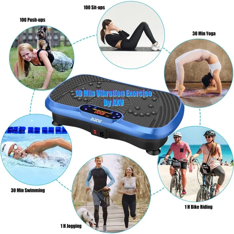 Vibration Plate Fitness Exercise Machine