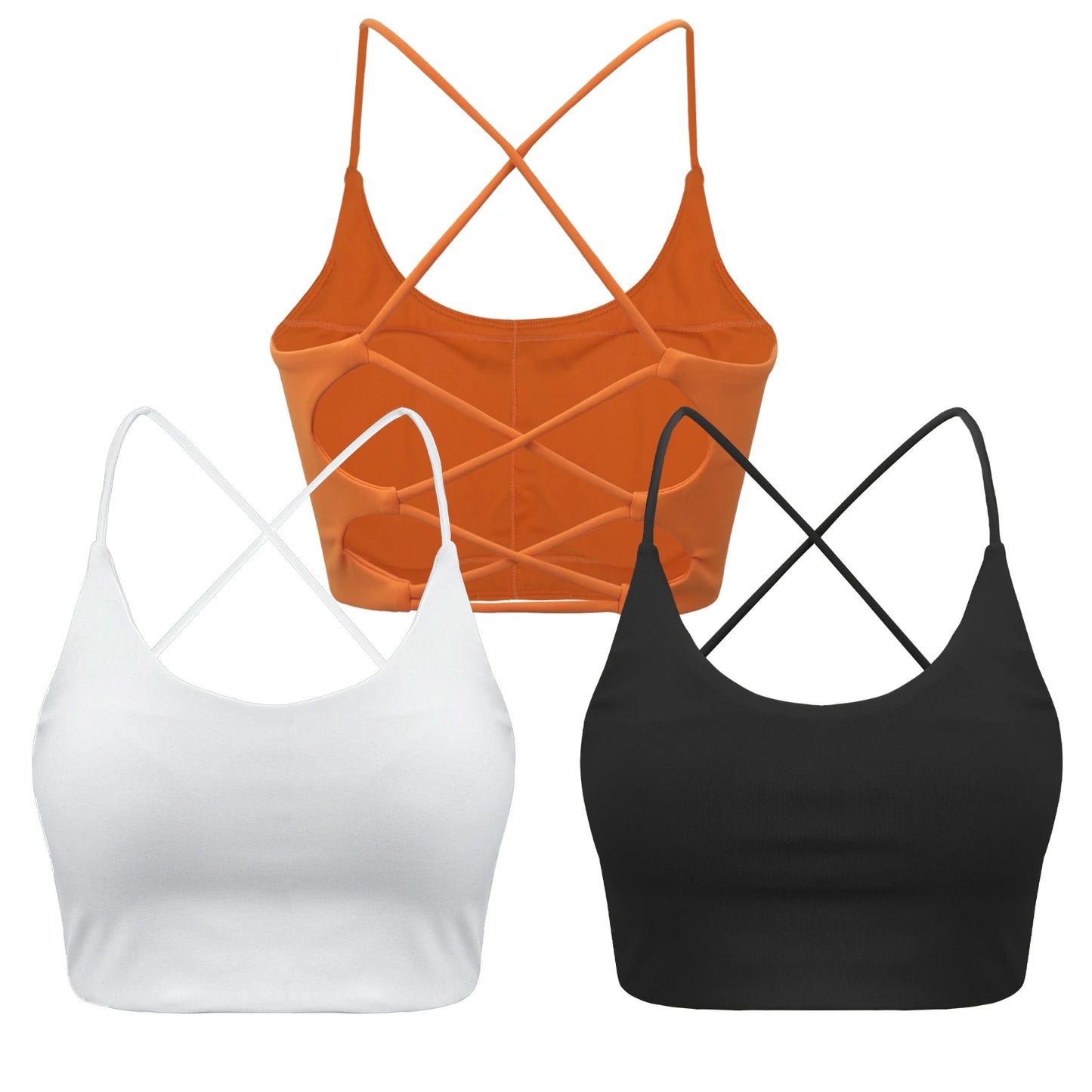 3 PCS Seamless Yoga support Bra for Workout