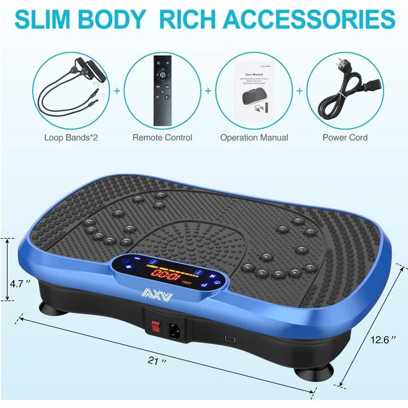 Vibration Plate Fitness Exercise Machine